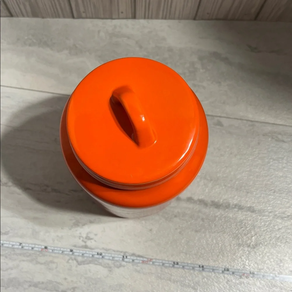 Cleveland Browns Dog Treat Jar. 7 inches tall.